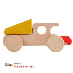 Ahşap Kamyonet Oyuncak Arabalar Neva toys