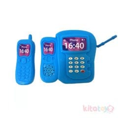 Telefon (Eğitici Işıklı Sesli Telsiz Oyuncak) Plastik