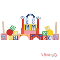 Ahşap Bloklar Eğitici Digit Shape Renkli Rakamlar Seti