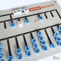 Matematik Duvar Oyunu Seti Anaokulu Materyalleri