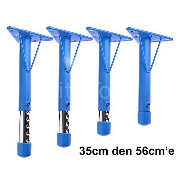 Metal Teleskopik Masa Ayağı (Ayak) Mavi