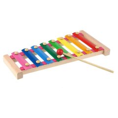 Nota Kartlı Ksilofon 8'li (Ahşap Müzik Aleti)