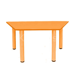 Paralel Kenarlı Trapez Masa (Anaokulu, Kreş) Turuncu