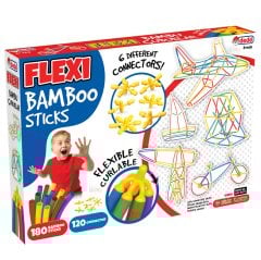 Flexi Bambu Çubuklar 300 Parça (Eğitim Ürünleri Boru) 03679