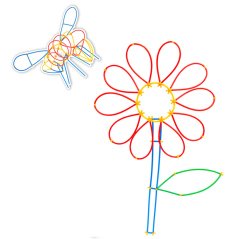 Plus Bambu Çubukları 300 Parça (Eğitim Ürünleri Boru) 03680