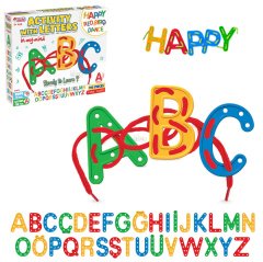 Harflerle Aktivite (İpli Eğitici Oyuncak) 03673 (Dikiş-Dikme Seti)