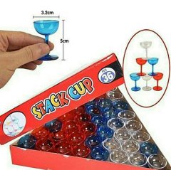 Bardak Oyunu-Dizme-Çekme Beceri Oyuncağı