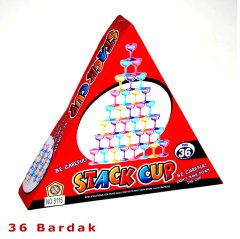Bardak Oyunu-Dizme-Çekme Beceri Oyuncağı