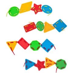 Şekillerle Aktivite (İp Geçirme Eğitici Oyuncak) 03674 (Dikiş-Dikme Seti)