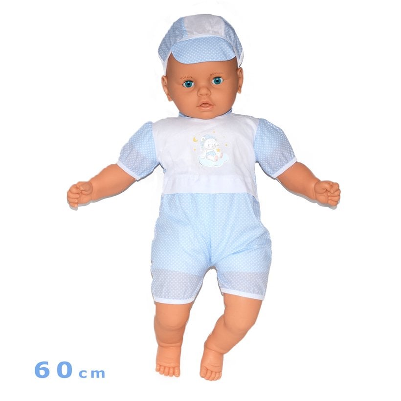 Denis Dolgu Saçsız 60 cm Anaokulu Bebek