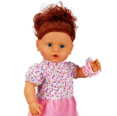 Lila Saçlı Bebek 60 cm Anaokulu Oyuncak