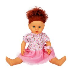 Lila Saçlı Bebek 60 cm Anaokulu Oyuncak