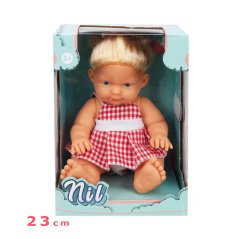 Nil Bebek Saçlı 23 cm Evcilik Oyuncakları