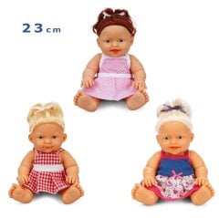Nil Bebek Saçlı 23 cm Evcilik Oyuncakları