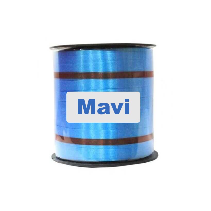 Rafya Şerit İp 8 mm (Renkli Ra-Bant) 200m Mavi