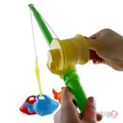 Balık Tutma Oyunu BÜYÜK BOY (Plastik Anaokulu Oyuncakları) Olta 4073