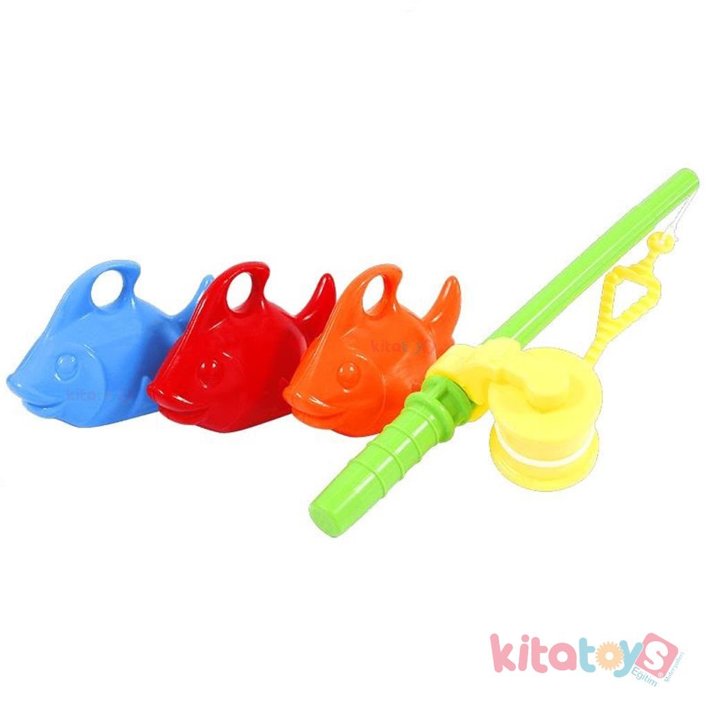 Balık Tutma Oyunu BÜYÜK BOY (Plastik Anaokulu Oyuncakları) Olta 4073