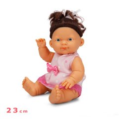 Nil Bebek Saçlı 23cm SABC Evcilik Oyuncakları
