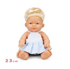 Nil Bebek Saçlı 23cm SABC Evcilik Oyuncakları