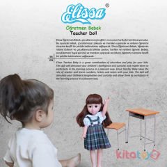 Elissa Öğretmen Bebek 42 cm (Okula Dönüş) Oyuncak Bebekler