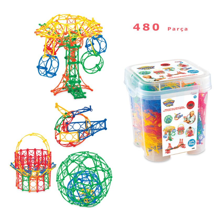 dkk2nd mini4体セット Minyatür Puzzle 480 Parça Anaokulu Oyuncak | KitaToys.com'da.