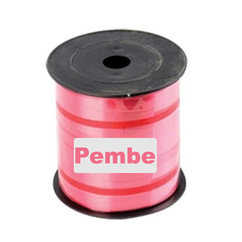 Rafya Şerit İp 8 mm (Renkli Ra-Bant) 200m Pembe