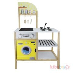 Ahşap Çocuk Mutfak Köşesi (Oyuncak Evcilik Dolabı) T1017