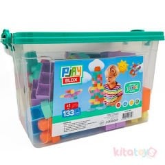 Play Blox 133 Parça Lego Pastel Renk Kutulu (Yapı Oyuncakları Bloklar)