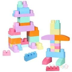 Play Blox 133 Parça Lego Pastel Renk Kutulu (Yapı Oyuncakları Bloklar)