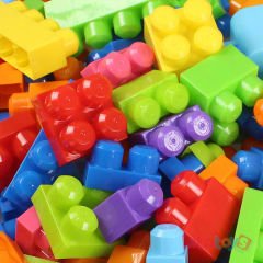Play Blox 133 Parça Lego Parlak Renkler Kutulu (Yapı Oyuncakları Bloklar)