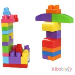 Play Blox 133 Parça Lego Parlak Renkler Kutulu (Yapı Oyuncakları Bloklar)