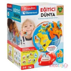 Eğitici Dünya Konuşan Elektronik Oyun Seti (Clementoni Küre) 64816