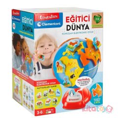 Eğitici Dünya Konuşan Elektronik Oyun Seti (Clementoni Küre) 64816