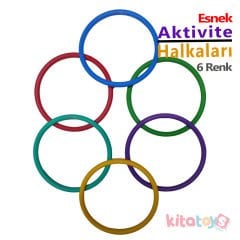 Aktivite Halkaları ESNEK 6'Lı (Plastik Eğitici Çemberler)