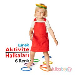 Aktivite Halkaları Esnek 6 Renk (Plastik Eğitici Çemberler)