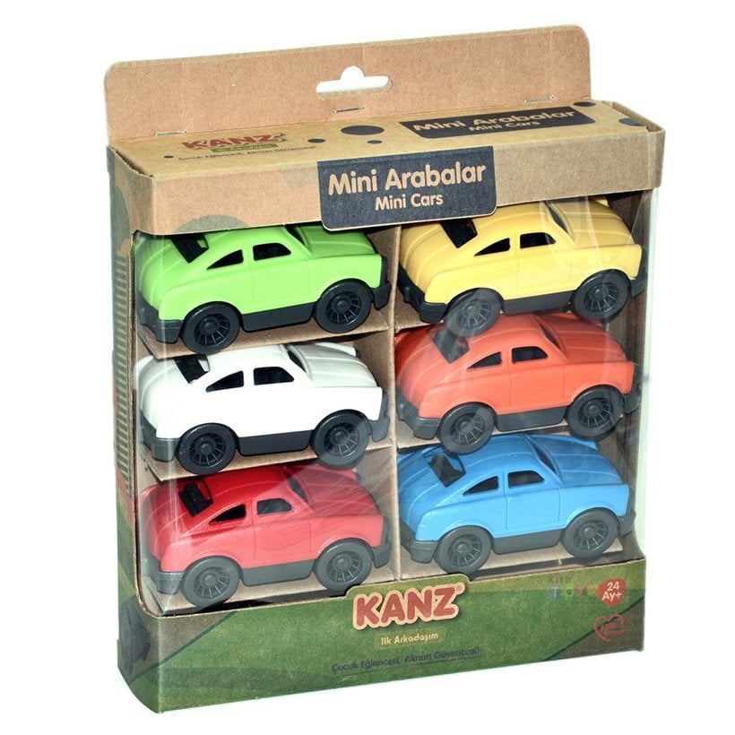 Kanz 6'Lı Arabalar 30814 (Kara Taşıtı Oyuncak Cars)