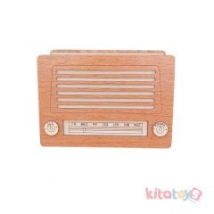 Ahşap Radyo Kumbara (Dekoratif Nostalji)