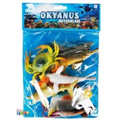 Okyanus Hayvanları 7 Li (Büyük Boy) Deniz Hayvanı Seti