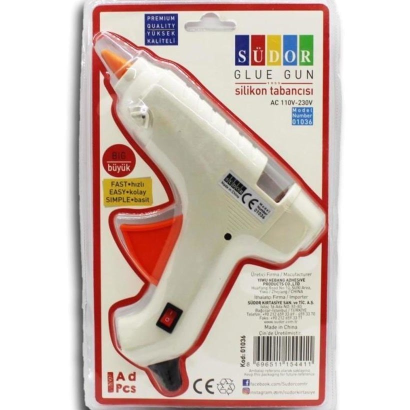 Silikon Tabancası 40 W Büyük HG-02-01036 Makine Beyaz