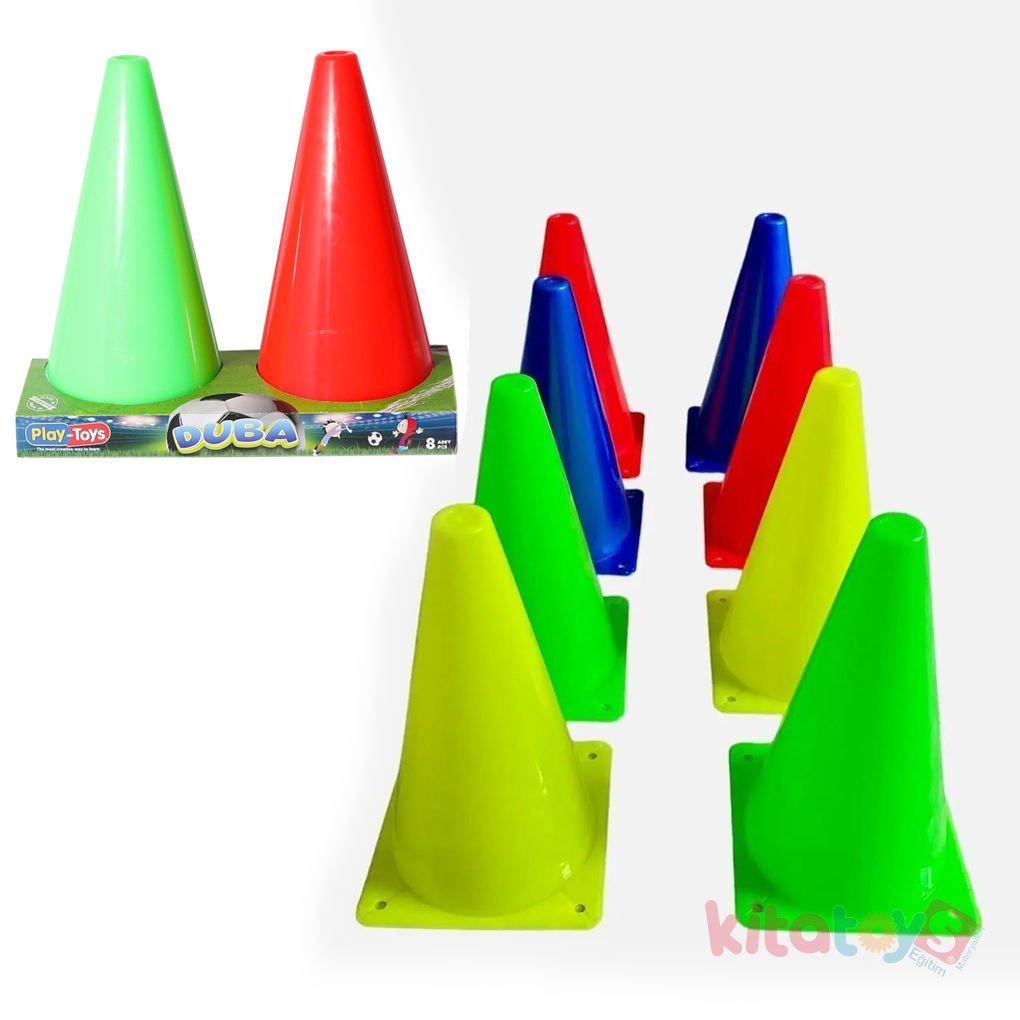 Antrenman Hunisi 8 Li Orta Boy 23 cm Renkli Duba 1062