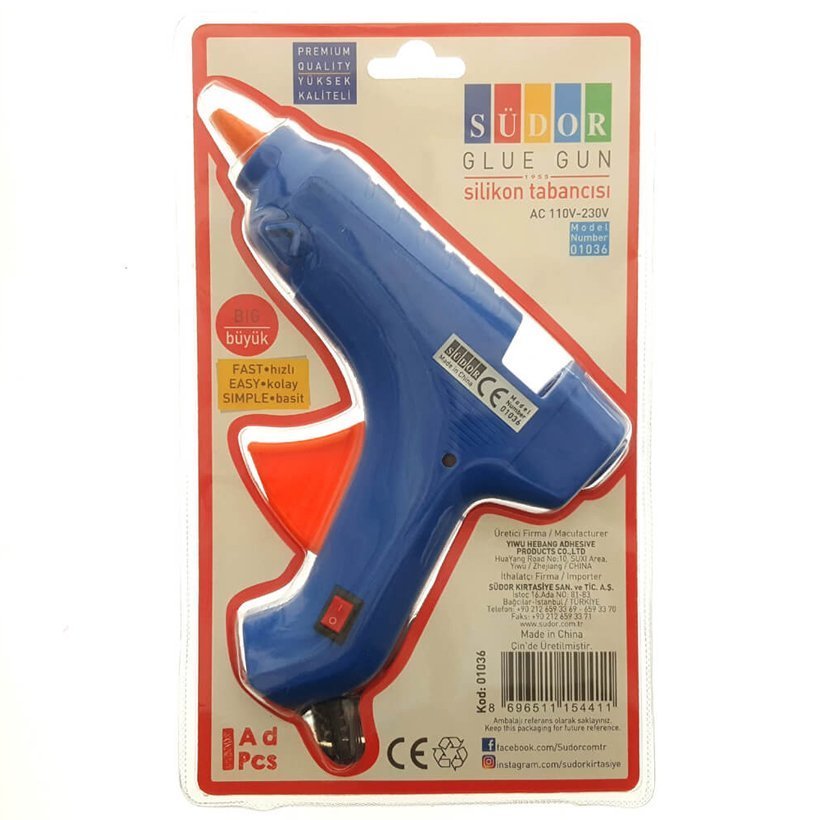 Silikon Tabancası 40 W Büyük HG-02-01036 Makine Mavi