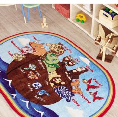 ANIMALS SHIP 200x290 Anaokulu Anti-Slip Halı