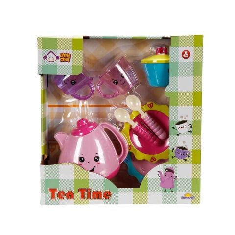 Simli Çay Seti-Little Chef 02764 Plastik Oyuncak