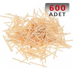 Kibrit Çöpü (Natürel) Ahşap Etkinlik Çöpleri