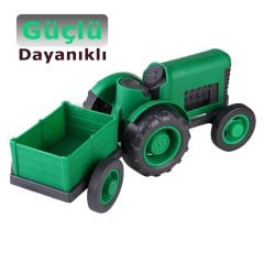 Traktör 30878 LC (Çiftçi Taşıtı Oyuncak Araba) Kırmızı
