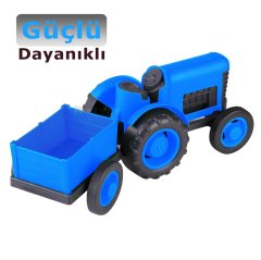 Traktör 30878 LC (Çiftçi Taşıtı Oyuncak Araba) Mavi