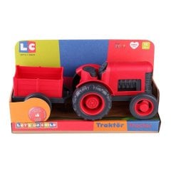 Traktör 30878 LC (Çiftçi Taşıtı Oyuncak Araba) Kırmızı
