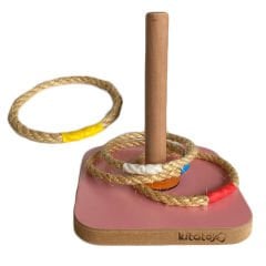 Tekli Halka Atma Oyunu (Ahşap Mesafe Tahmin Beceri Oyuncağı) Rodeo