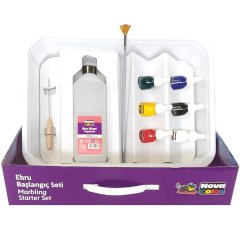 Ebru Başlangıç Seti 6 Renk X30 ml  NC-239 Nova Boyası