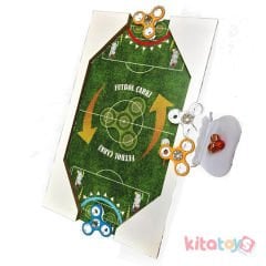 Futbol Çarkı Oyunu (Ahşap Masaüstü Masa Maçı)